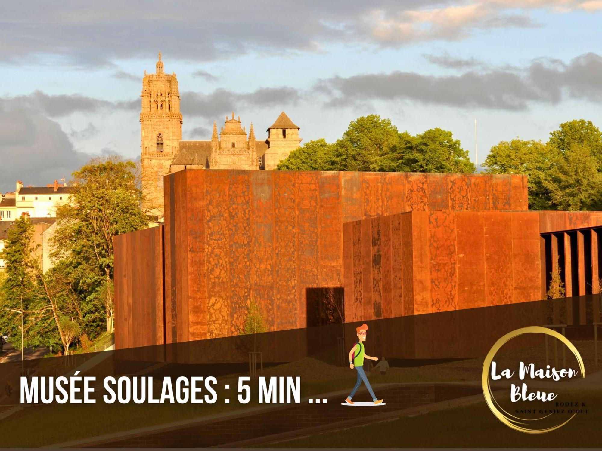Cocon, Vue Rodez, Terrasse, Box, Musee Soulages Buitenkant foto